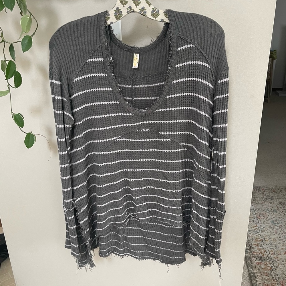 Free People Striped Sweater
